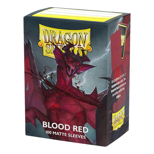 Dragon Shield: Blood Red - Matte Sleeves