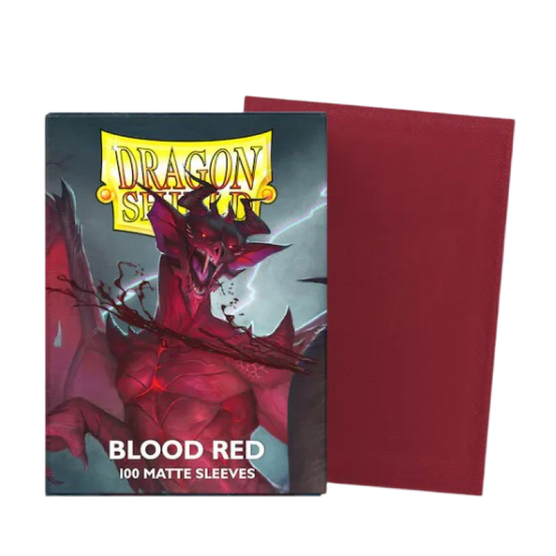 Dragon Shield: Blood Red - Matte Sleeves