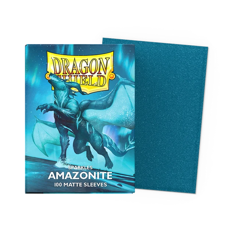 Dragon Shield Amazonite Matte Sparkles Sleeves