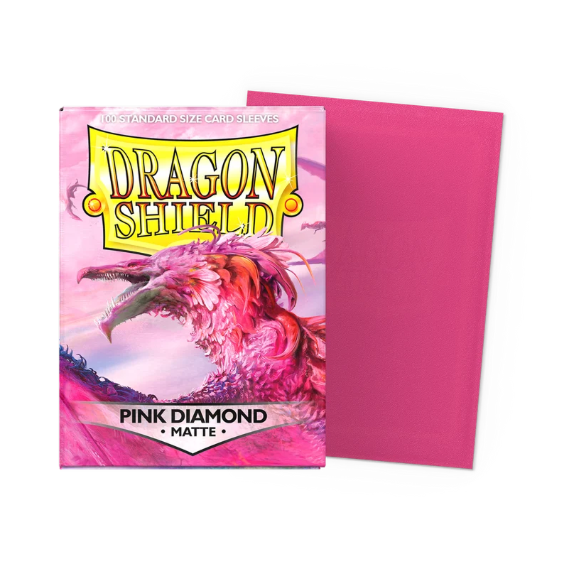 Dragon Shield Pink Diamond-Matte Sleeves