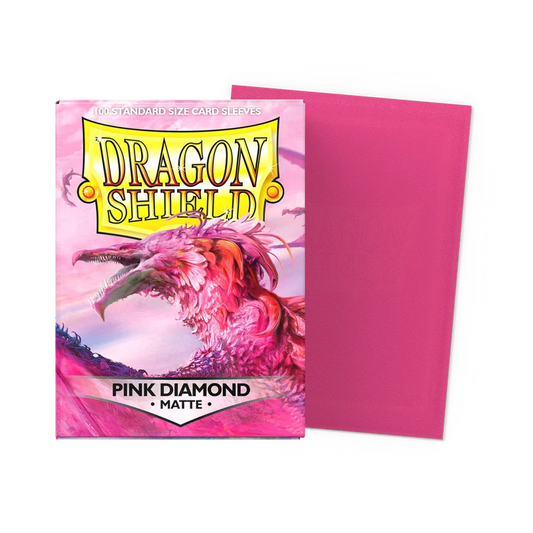 Dragon Shield Pink Diamond-Matte Sleeves