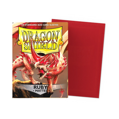 Dragon Shield Ruby-Matte Sleeves