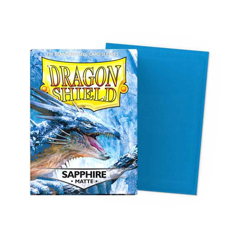 Dragon Shield Sapphire-Matte Sleeves