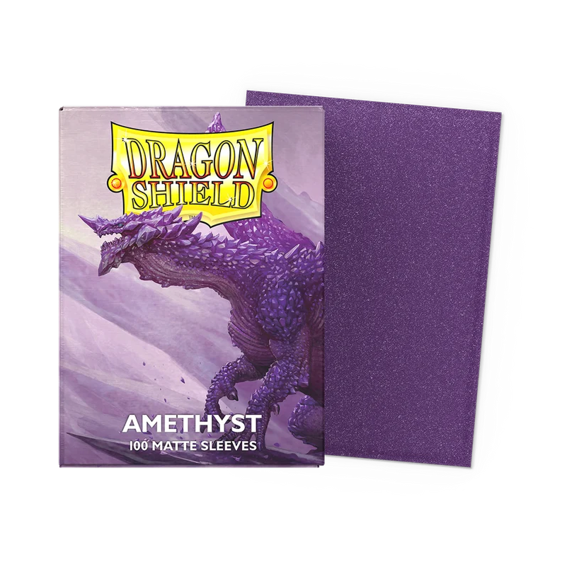 Dragon Shield Amethyst Matte Sparkles Sleeves