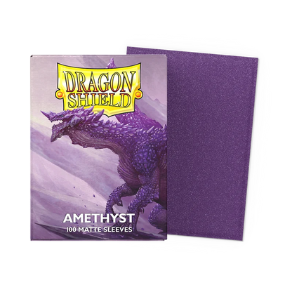 Dragon Shield Amethyst Matte Sparkles Sleeves