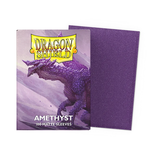 Dragon Shield Amethyst Matte Sparkles Sleeves