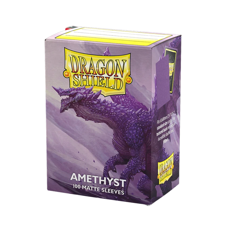 Dragon Shield Amethyst Matte Sparkles Sleeves