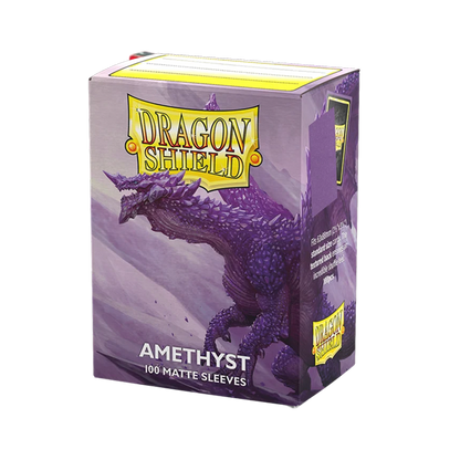 Dragon Shield Amethyst Matte Sparkles Sleeves