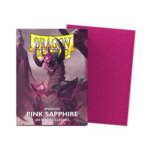 Dragon Shield Pink Sapphire Matte Sparkles Sleeves