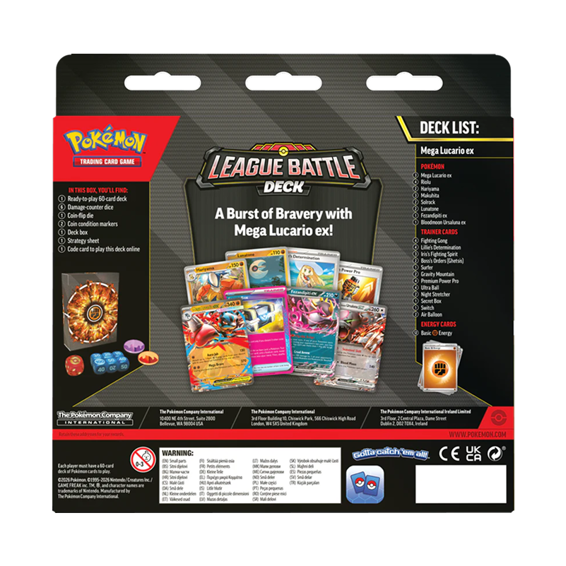 Pokémon TCG: Mega Lucario ex League Battle Deck