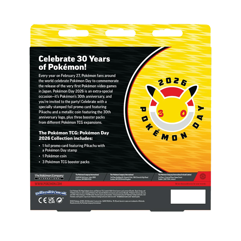 Pokémon TCG: Pokémon Day 2026 Collection