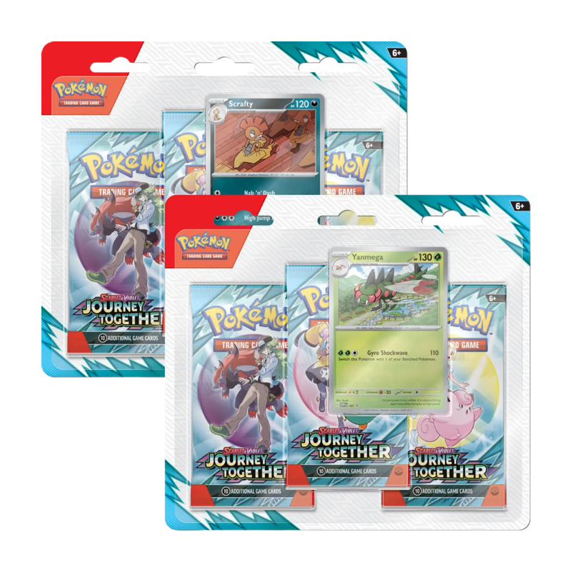 Pokémon TCG: Scarlet & Violet 9 - Journey Together 3-Pack Blister