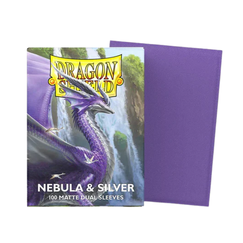 Dragon Shield: Nebula & Silver - Matte Dual Sleeves
