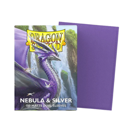 Dragon Shield: Nebula & Silver - Matte Dual Sleeves