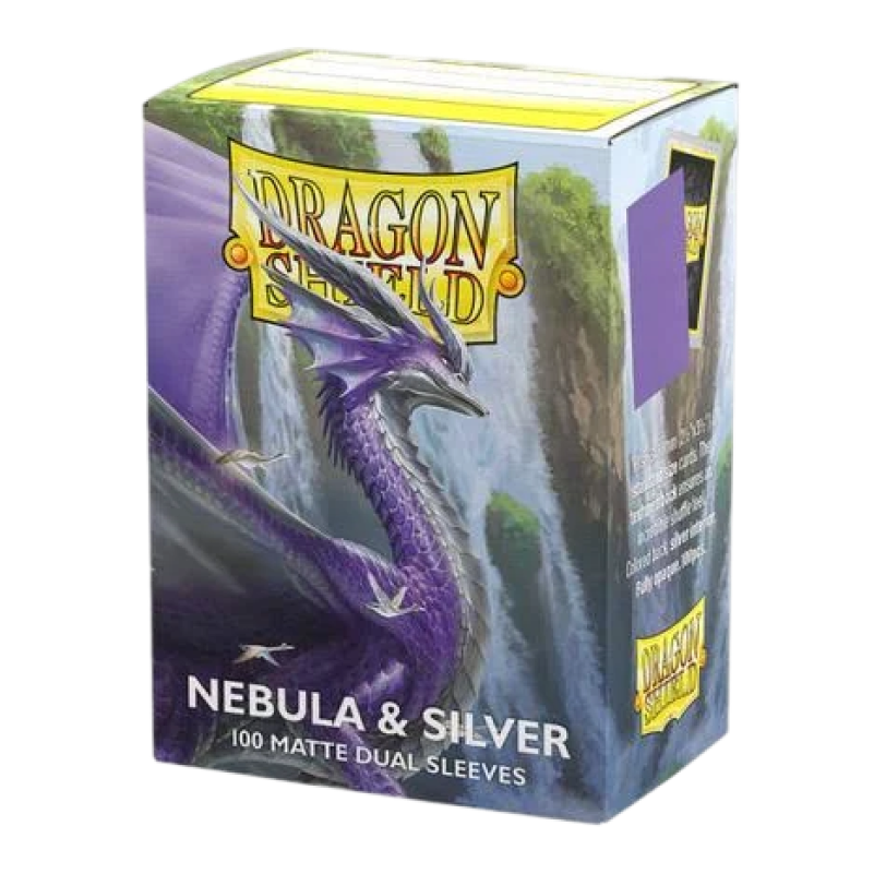 Dragon Shield: Nebula & Silver - Matte Dual Sleeves
