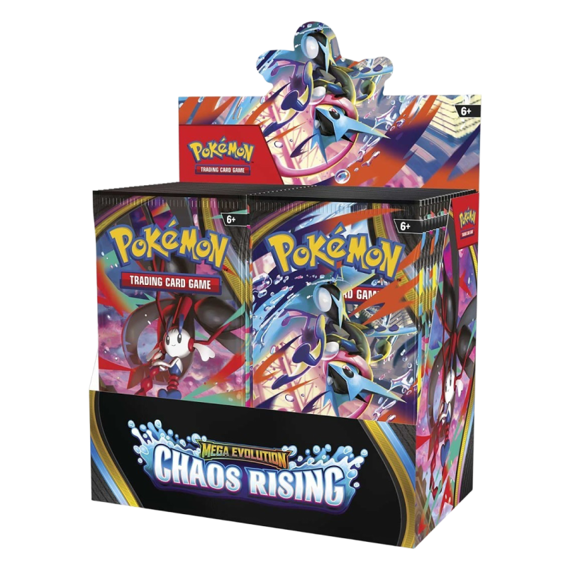 Pokémon TCG: Mega Evolution-Chaos Rising Booster Display