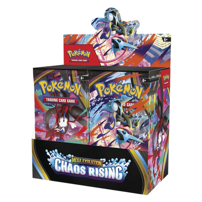 Pokémon TCG: Mega Evolution-Chaos Rising Booster Display