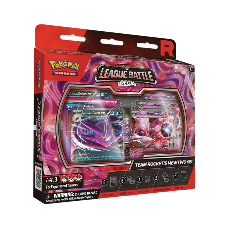 Pokémon TCG: Team Rocket’s Mewtwo ex League Battle Deck