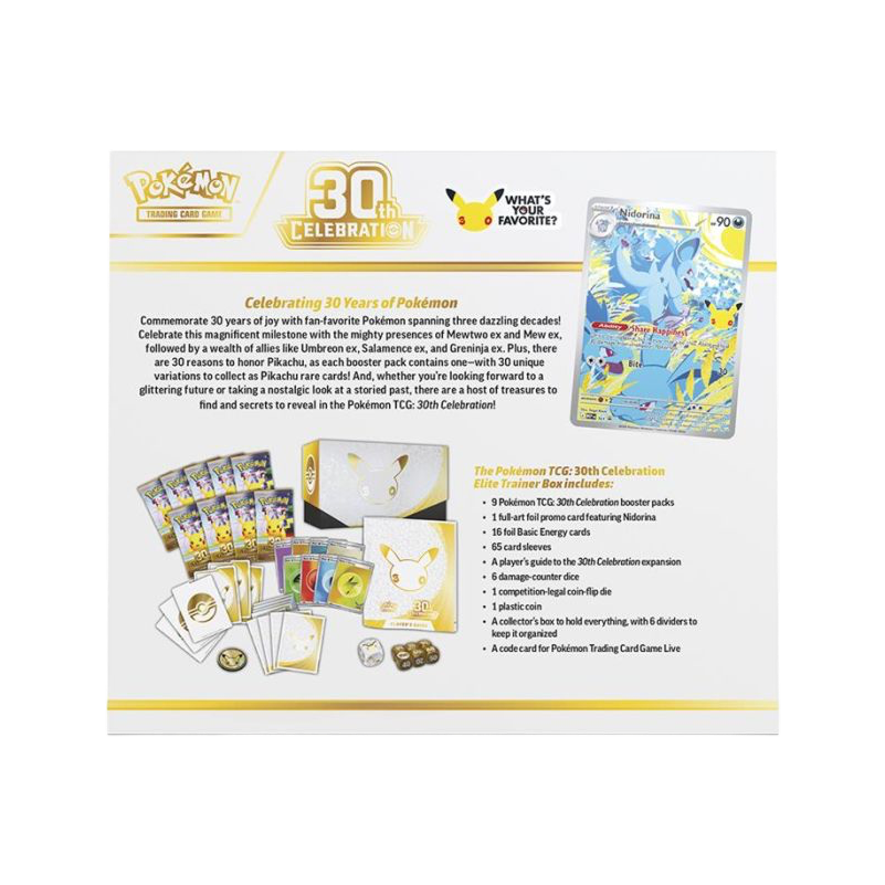 Pokémon TCG: 30th Celebration Elite Trainer Box
