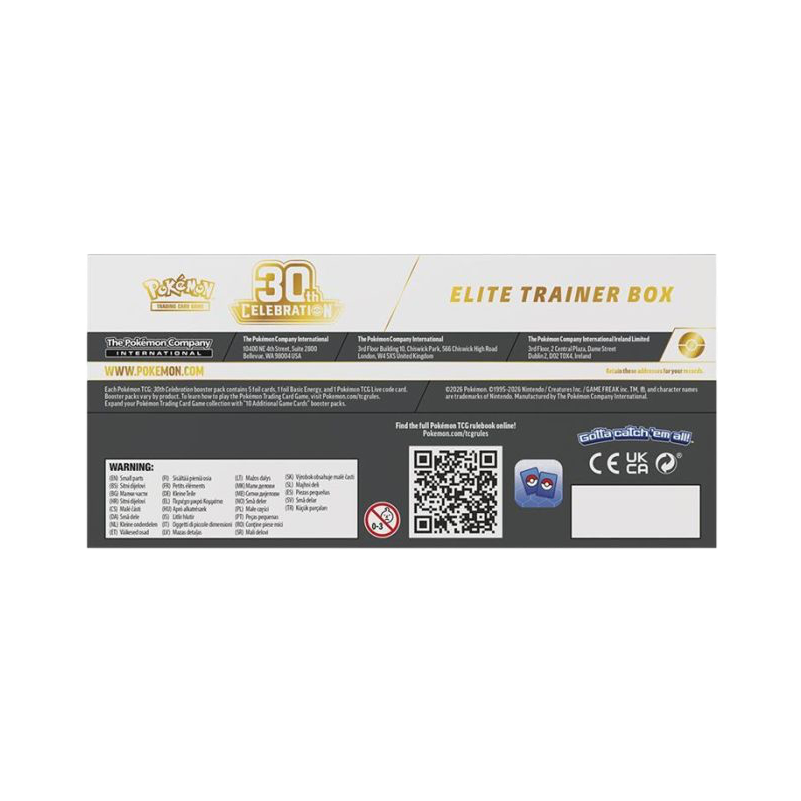 Pokémon TCG: 30th Celebration Elite Trainer Box