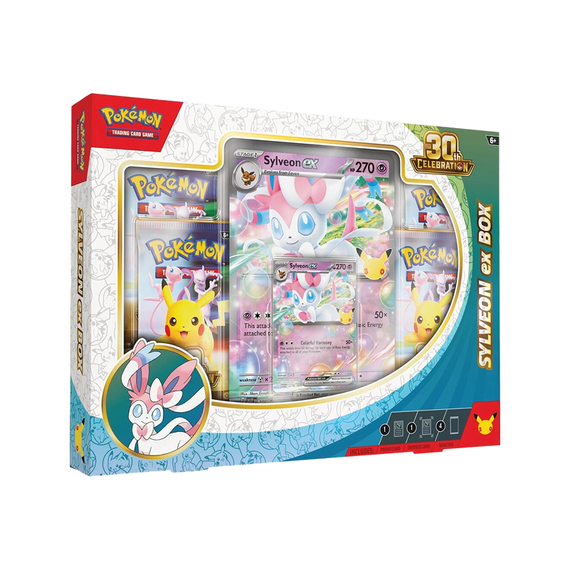 Pokémon TCG: 30th Celebration Pokémon ex Box