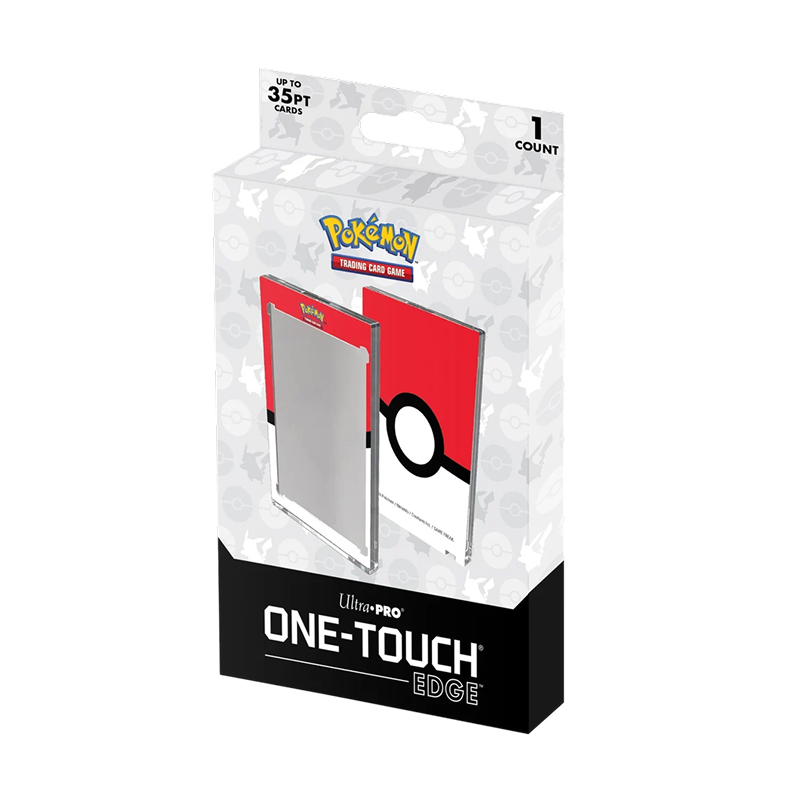 Ultra PRO Single 35pt ONE-TOUCH® Edge - Poké Ball Printed Magnetic Card Holder for Pokémon