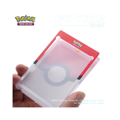 Ultra PRO Single 35pt ONE-TOUCH® Edge - Poké Ball Printed Magnetic Card Holder for Pokémon
