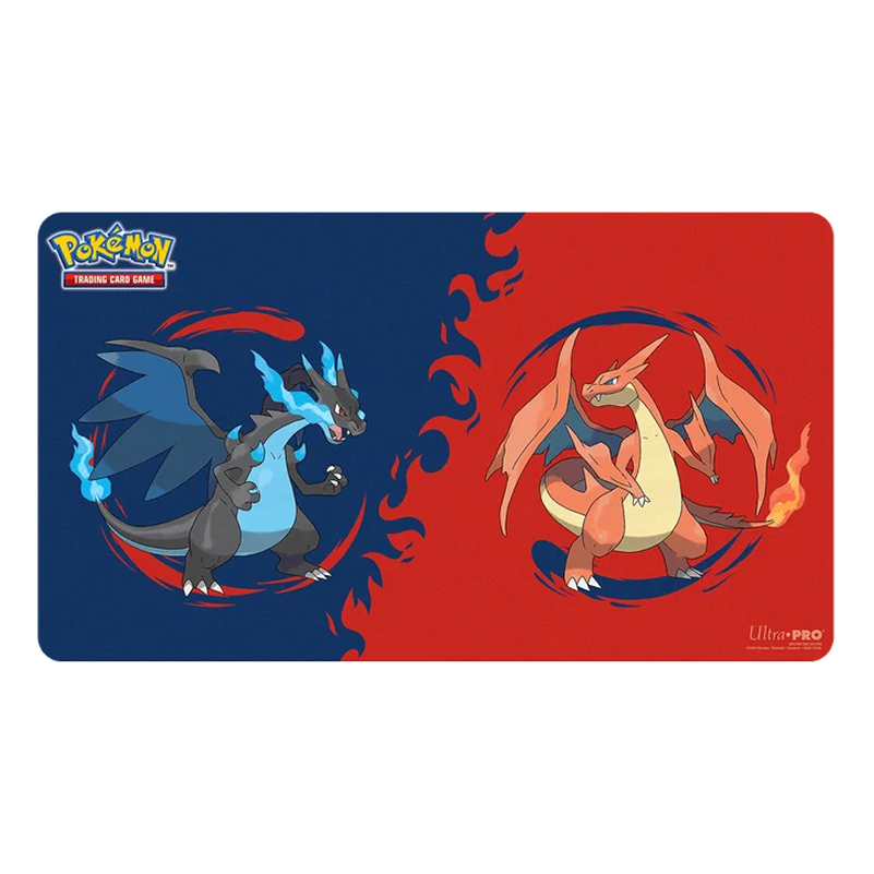 Ultra PRO Mega Charizard X and Mega Charizard Y Playmat for Pokémon