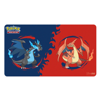Ultra PRO Mega Charizard X and Mega Charizard Y Playmat for Pokémon