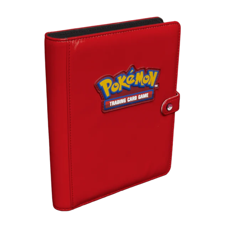 Ultra PRO Premium Red 4-Pocket Snap Binder for Pokémon