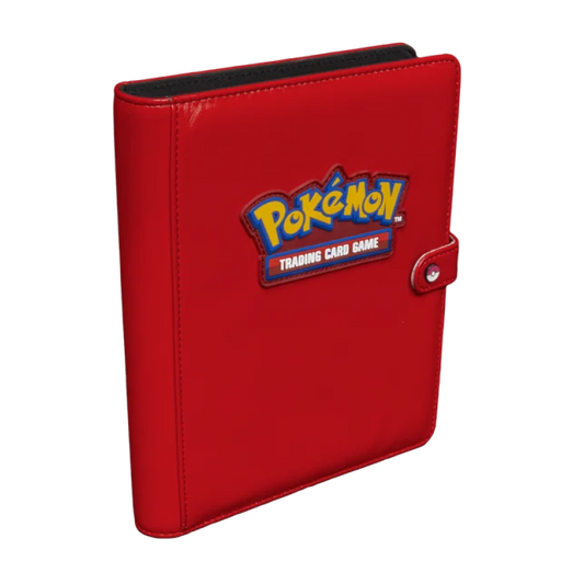 Ultra PRO Premium Red 4-Pocket Snap Binder for Pokémon