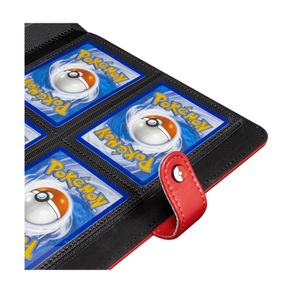 Ultra PRO Premium Red 4-Pocket Snap Binder for Pokémon