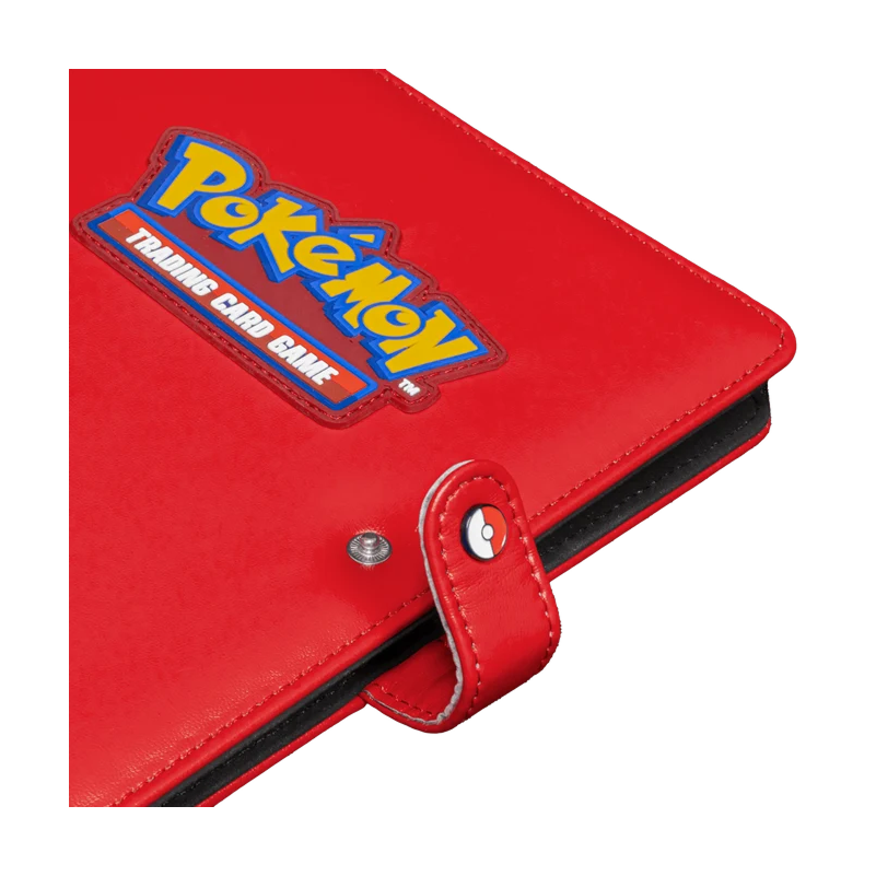 Ultra PRO Premium Red 4-Pocket Snap Binder for Pokémon