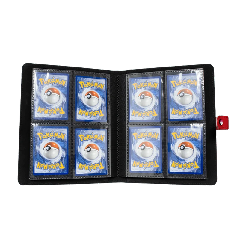 Ultra PRO Premium Red 4-Pocket Snap Binder for Pokémon