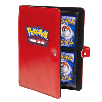 Ultra PRO Premium Red 4-Pocket Snap Binder for Pokémon