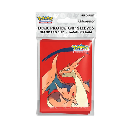 Ultra PRO Mega Charizard Y 65ct DECK PROTECTOR® Sleeves for Pokémon