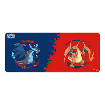 Ultra PRO Mega Charizard X and Mega Charizard Y 6ft Table Playmat for Pokémon