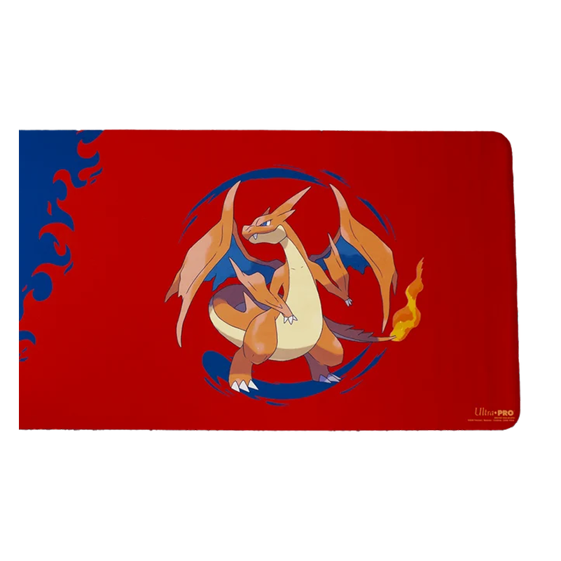 Ultra PRO Mega Charizard X and Mega Charizard Y 8ft Table Playmat for Pokémon
