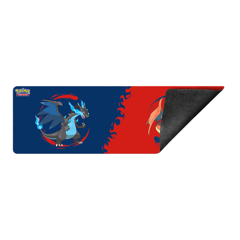 Ultra PRO Mega Charizard X and Mega Charizard Y 8ft Table Playmat for Pokémon