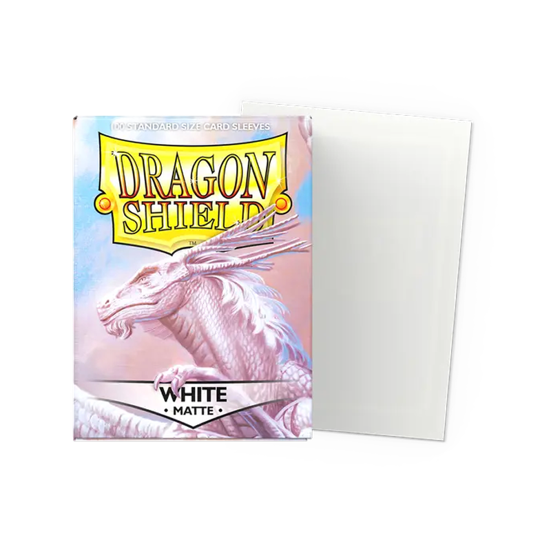 Dragon Shield: White Matte Sleeves